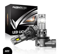 2X H11 H4 Auto 20W LED Scheinwerfer 6000K Halogen Canbus fehlerfrei Zulassung