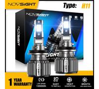 2X H11 h9 Mit LED Zulassung Scheinwerfer 6500K 15000LM Halogen Canbus fehlerfrei