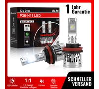 2x H11 LED 20W 6000K Scheinwerfer Mit Zulassung Ersatz Halogen Fern/Abblendlicht