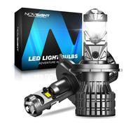 2x H4 9003 HB2 LED Scheinwerfer 120W 22000LM Mit Zulassung Linsenlicht Halogen