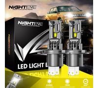 2X H4 9003 LED Scheinwerfer Lampen 70W 6500K 30000LM Halogen Zulassung Canbus No