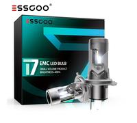 2X H4 Hi/Low Beam LED Scheinwerfer Wei Gl hlampen Mit Zulassung 6500K Halogen DE