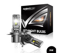 2X H4 LED Scheinwerfer 30000LM Halogen Zulassung Fern/Abblendlicht Kit 6500K Wei