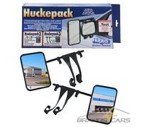 2x HAGUS 6430 HUCKEPACK 3 CARAVANSPIEGEL WOHNWAGENSPIEGEL AUFSTECKSPIEGEL