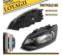 2x Hauptscheinwerfer HALOGEN H4 für VW POLO V (6R1, 6C1) 2009-2014 ▶8PIN◀ Single