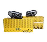 2x HELLA BI-XENON Hauptscheinwerfer + Stellmotor für BMW 5er F10 F11 bis 07.2013