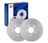 2x Hella Bremsscheiben 276mm Vorne Passend Für Mercedes V-klasse Vito 521 Bremsscheibe: A.b.s.: 16887 Abakus: 23103037 Abakus: 231030372 Aisin: U6f