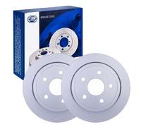 2x Hella Bremsscheiben 320mm Hinten Passend Für Jeep Commander Grand 5477 Bremsscheibe: A.b.s.: 17820 Ashika: 6100001c Ate: 24011401181 Blue Print: