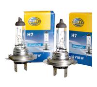 2x HELLA H7 Glühlampe 12V 55W Autolampe Lampe Brine LONG LIFE Standard Halogen