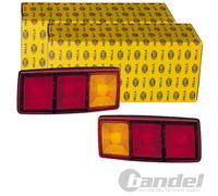 2x HELLA HALOGEN RÜCKLEUCHTEN SATZ 12V 24V HINTEN LINKS+RECHTS RÜCKLICHTER