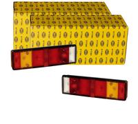 2x Hella Halogen Rückleuchten Satz 12v 24v Hinten Links+rechts Rücklichter Heckleuchte: Abakus: 4491902rwe Abakus: 5511962rwe Daf: 1357076 Daf: 162