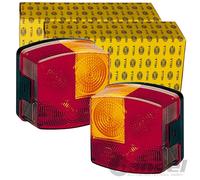 2x HELLA HALOGEN RÜCKLEUCHTEN SATZ 12V HINTEN LINKS+RECHTS RÜCKLICHTER