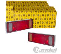 2x HELLA HALOGEN RÜCKLEUCHTEN SATZ passend für ANHÄNGER WOHNWAGEN TRAILER LKW