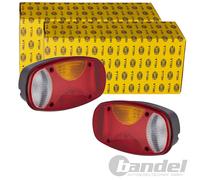 2x HELLA HALOGEN RÜCKLEUCHTEN SATZ passend für ANHÄNGER WOHNWAGEN TRAILER PKW