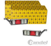 2x HELLA MIT LED + HALOGEN RÜCKLEUCHTEN SATZ 24V HINTEN LINKS+RECHTS RÜCKLICHTER