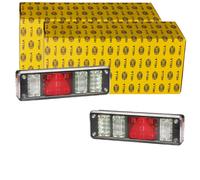 2x Hella Mit Led Halogen Rückleuchten Satz 24v Hinten Links+rechts Rücklichter Heckleuchte: Daf: 1529572 Hella: 2vp340961031 Scania: 2197639 Heckle