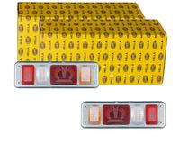 2x Hella Mit Led Halogen Rückleuchten Satz 24v Hinten Links+rechts Rücklichter Heckleuchte: Daf: 2170854 Hella: 2vp340961521 Krone: 515072259 Scani
