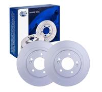 2x HELLA PAGID BREMSSCHEIBEN Ø284mm HINTEN passend für HYUNDAI I30 KIA CEE'D PRO
