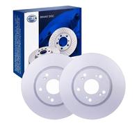 HELLA Bremsscheibe 8dd355119571 Vorderachse belüftet 293mm 25mm für HONDA