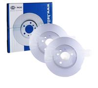 2x HELLA PAGID BREMSSCHEIBEN Ø333mm VORNE passend für VW CALIFORNIA MULTIVAN TRA