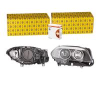 2x HELLA Scheinwerfer + OSRAM Glühlampen für BMW 5 F10 F11 12.09 06.13