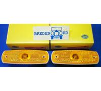 2x Hella Seitenmarkierungsleuchten mit Reflektor Camper Wohnwagen Wohnmobil L/R