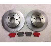 2x Hintere Bremsscheibe & Keramik Bremsbeläge für Chrysler 300C 2005-2016 Ventil