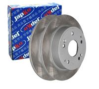 2X JAPKO BREMSSCHEIBEN HINTEN 259,7mm VOLL PASSEND FÜR HONDA CIVIC