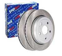 2x Japko Bremsscheiben Hinten 330mm Belüftet Passend Für Jeep Grand Bremsscheibe: A.b.s.: 18223 Aisin: P6r1723s Ashika: 6109907c Blue Print: Ada104