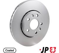 Jp Group 1x Bremsscheibe Vorderachse Belüftet [Hersteller-Nr. 4363101800] für Renault
