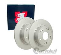 2x JP GROUP BREMSSCHEIBEN Ø260mm VOLL HINTEN passend für HONDA ACCORD