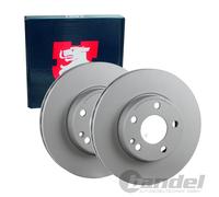 2x JP GROUP BREMSSCHEIBEN Ø280mm INNENBELÜFTET VORNE passend für MERCEDES-BENZ