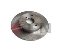 2x JPN Bremsscheibe voll Ø280mm für Smart Fortwo Cabrio 451 450