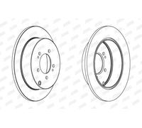 2x Jurid Bremsscheibe 562527JC für CITROËN LANCIA MITSUBISHI PEUGEOT
