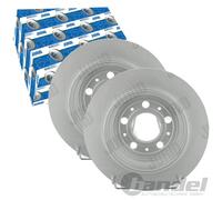 JURID Bremsscheibe hinten rechts links voll 288mm für VOLVO 562174JC