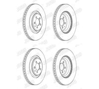 JURID Bremsscheibe vorne rechts links belüftet 345mm für AUDI PORSCHE 562661JC-1