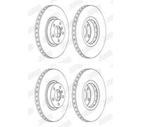 Bremsscheibe (pro Einheit) JURID 562520JC-1 BMW X5 3.0 xDrive 30 d