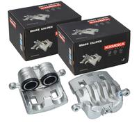 2x KAMOKA BREMSSATTEL SATZ BREMSZANGEN VORNE VORDERACHSE LINKS+RECHTS