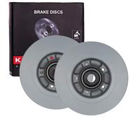 2x Kamoka Bremsscheiben 274mm Voll Hinten Passend Für Renault Grand Megane Bremsscheibe: A.b.s.: 18160c Abakus: 23104039 Abakus: 231040392 Ashika: