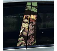 2x Katze Frosch Kamel Auto B Säulen Zentrum Säulen Abdeckung Aufkleber