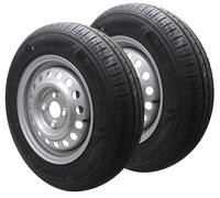2x Komplettrad 155/80R13 84N 100x4 155 R 13 PKW Anhänger Rad Felge 4Jx13 Reifen