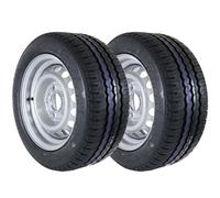2x Komplettrad Anhänger 195/50R13 C 104/101N M+S Reifen Felge 5x112 6Jx13 ET30