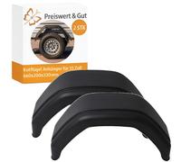 Preiswert&Gut 2X Kotflügel Anhänger 13 Zoll Kunststoff Elastisch,robust, Schutzblech für PKW Anhänger 660x200x330mm Anhängerkotflügel Typ 2066 UV-beständig
