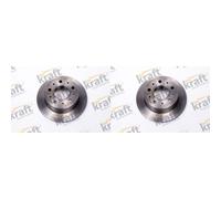 2x KRAFT 280mm BREMSSCHEIBEN HINTEN passend für CITROËN JUMPER FIAT DUCATO PEUGE