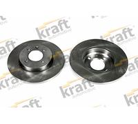 2x KRAFT AUTOMOTIVE Bremsscheibe 6040060 für SEAT 1H5 VW GOLF 256mm 3 Variant B3