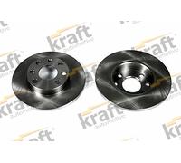 2x KRAFT AUTOMOTIVE Bremsscheibe 6041500 für CC T85 OPEL KADETT S83 236mm CORSA