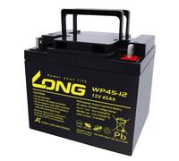 2x Kung Long Akku 12V 45Ah Pb Batterie Bleigel WP45-12 VDS