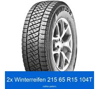 2x Lassa Wintus 2 3PMSF 215/65 R15 104T Winterreifen | 35768
