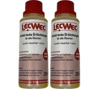 2X LecWec Öldichtung 200ml gegen Ölverlust Motor und Getriebe Lec Wec Dichtung