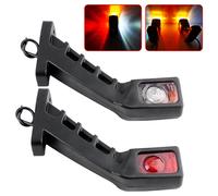 2x LED 12V - 24V LKW Begrenzungsleuchten Positionsleuchten Anhänger Gelb Rot Wei